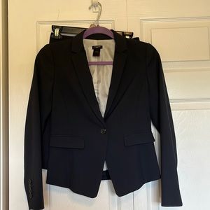 Ann Taylor Navy Blue Two Piece Suit